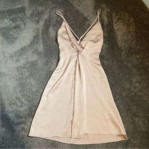 express lilac satin dress
